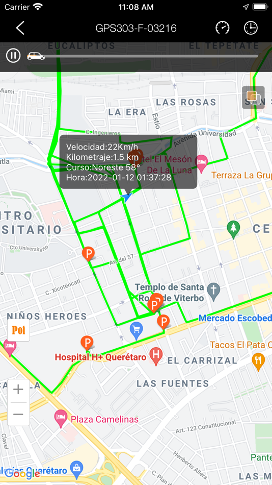 #4. IQ TRACK (iOS) Podle: Hernaldo Favio Olvera Martnez