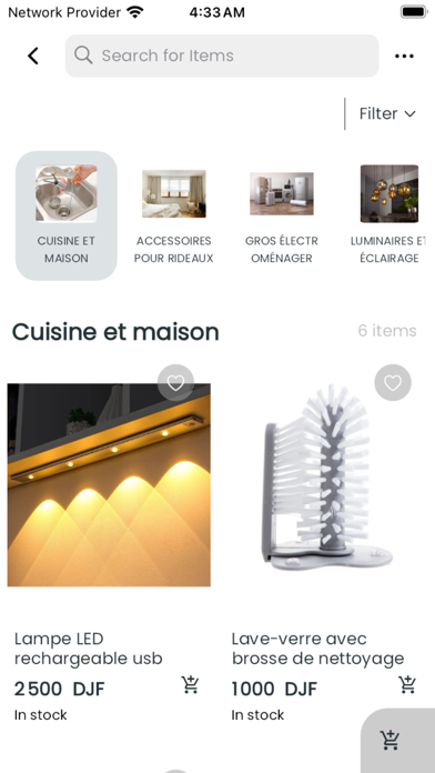 Djibstore Marketplace Screenshot