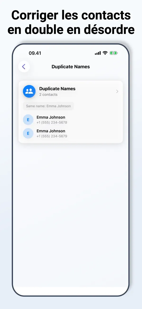 Screenshot #2 pour Duplicate Contacts Remover ™