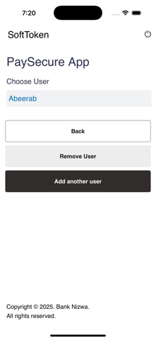 Bank Nizwa Authenticator Screenshot 2 of 5