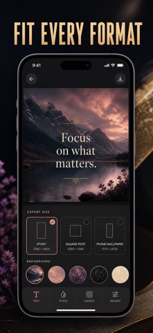 金句卡片：文字图片制作 screenshot