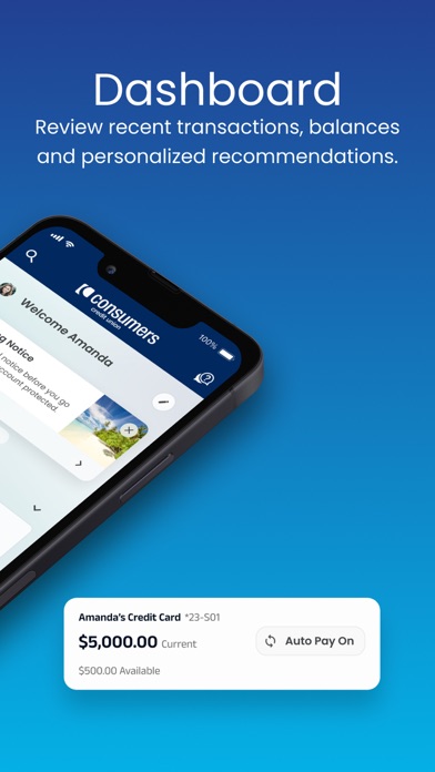 Screenshot #2 pour Consumers Credit Union - MI&IN