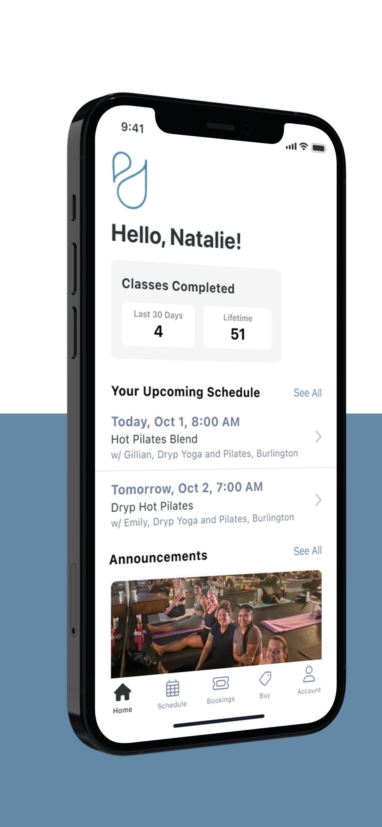 Dryp Yoga and Pilates screenshot 1