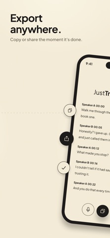 JustTranscribe Screenshot 4 of 7