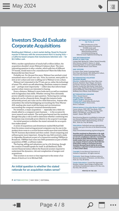 BetterInvesting Magazine Screenshot