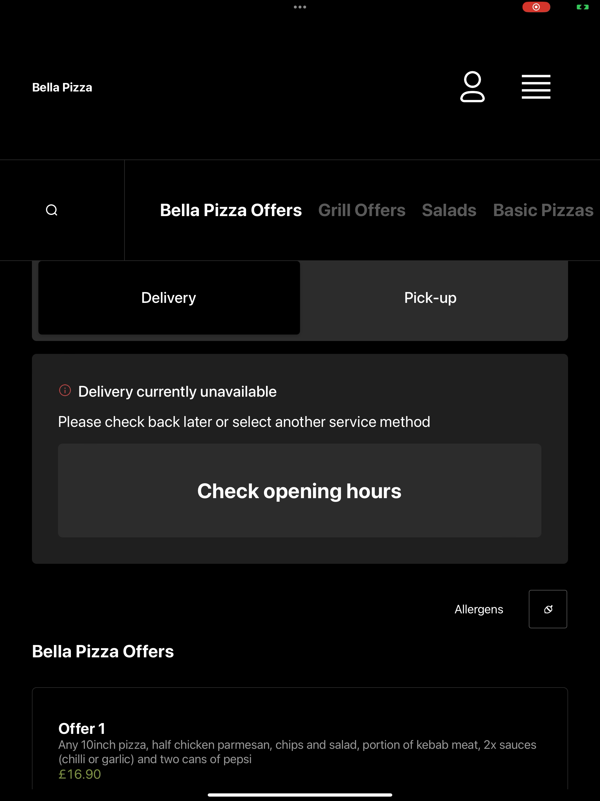 Bella Pizza UK screenshot 7