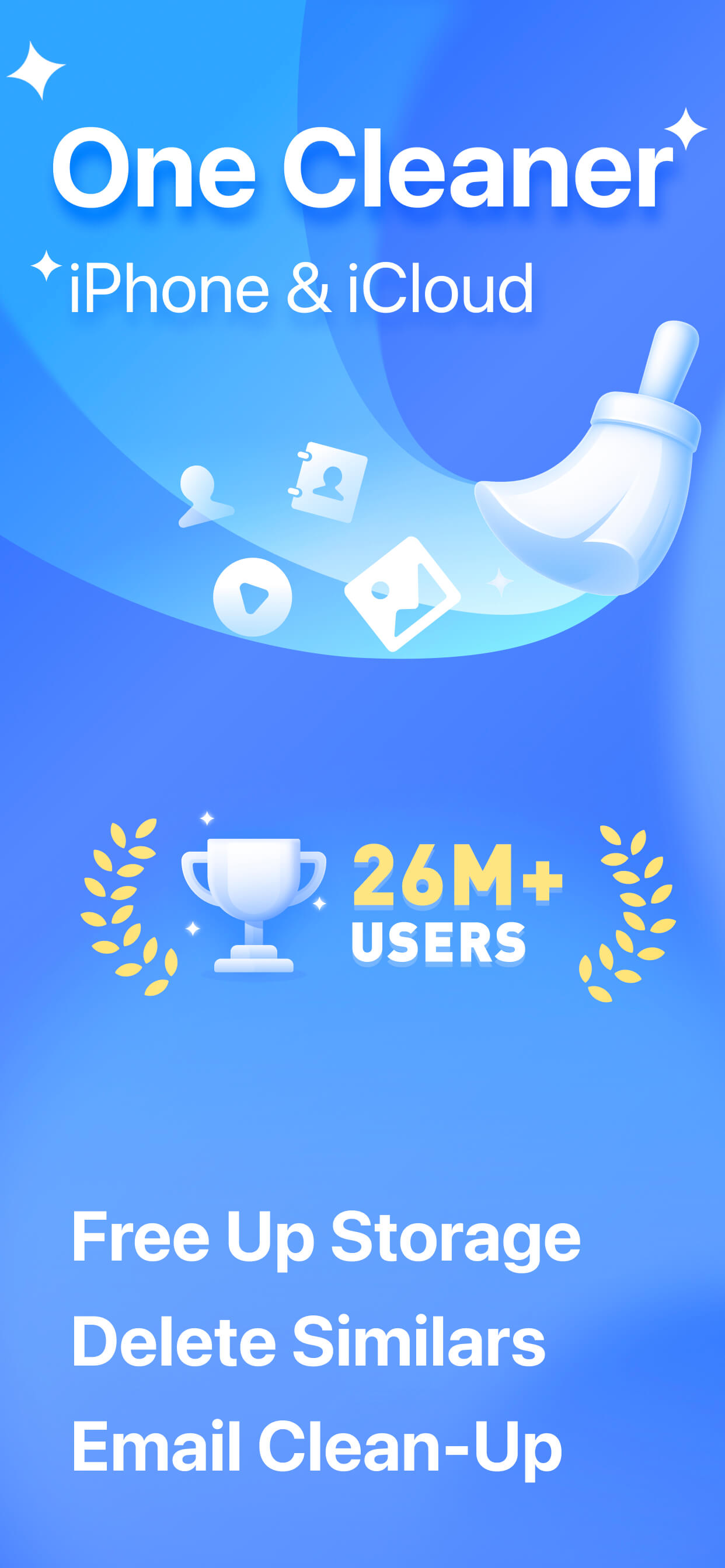 One Cleaner: Clean up storage