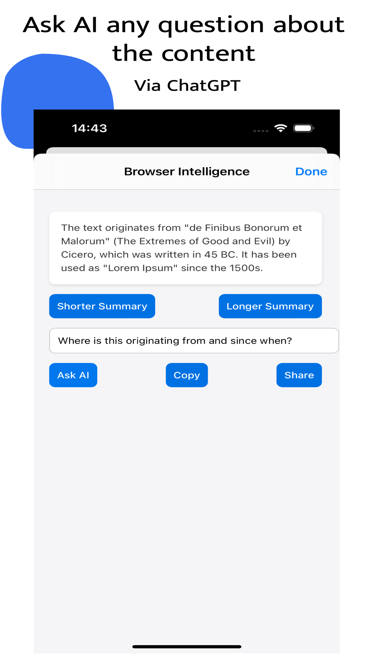 Browser Intelligence