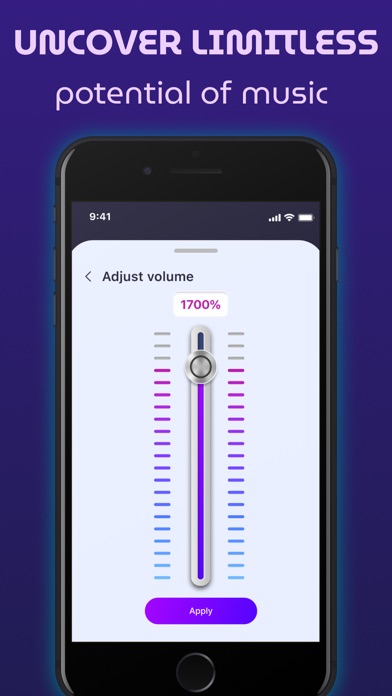 Volume Booster: Bass App Screenshot