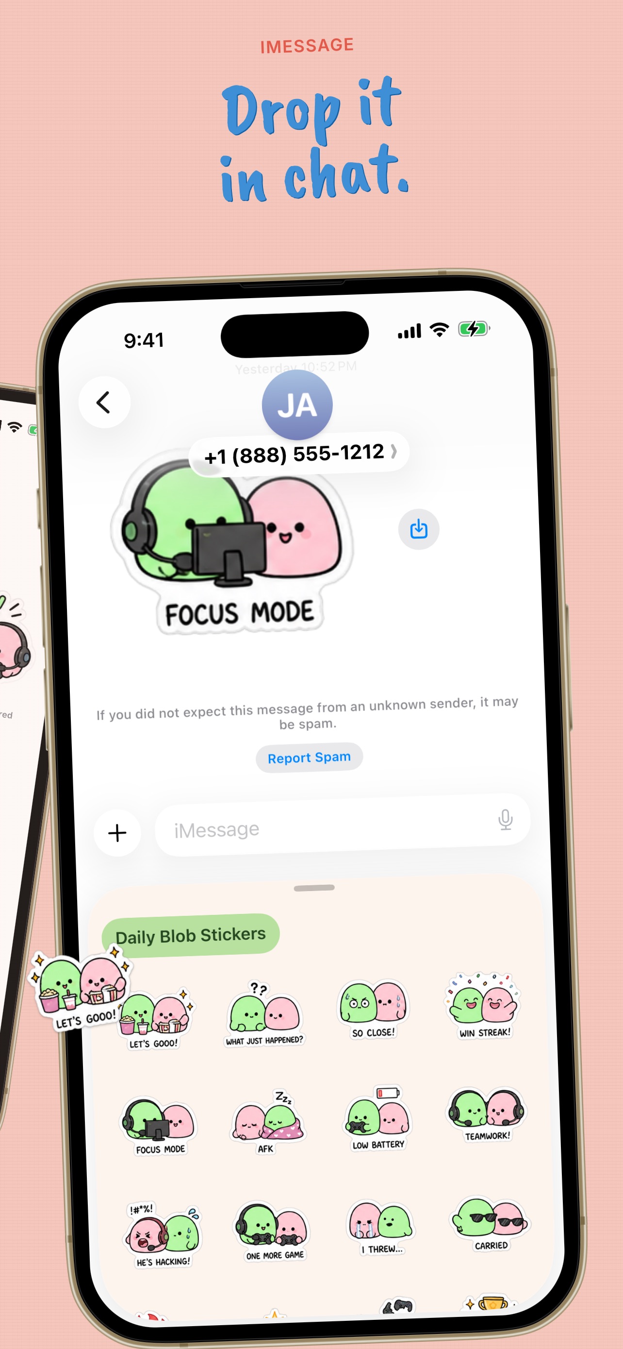 Screenshot 4 of Daily Blob Stickers