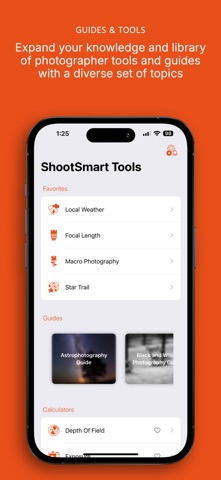 ShootSmart Photographer Tools screenshot