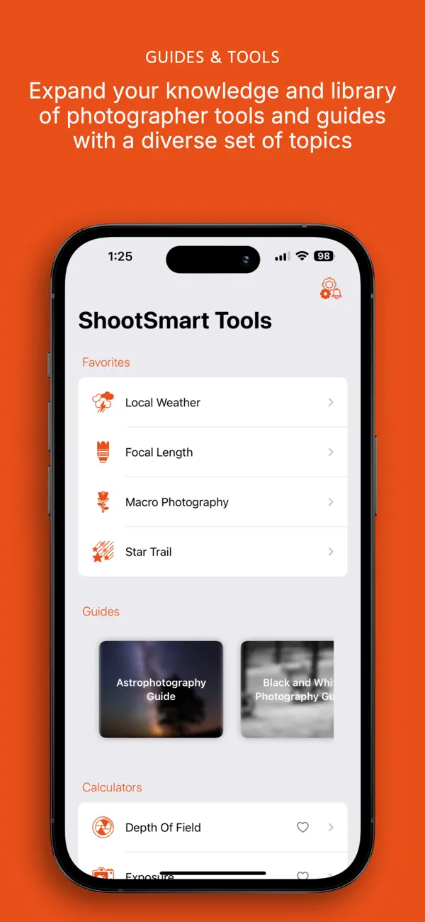 Screenshot #2 pour ShootSmart Photographer Tools