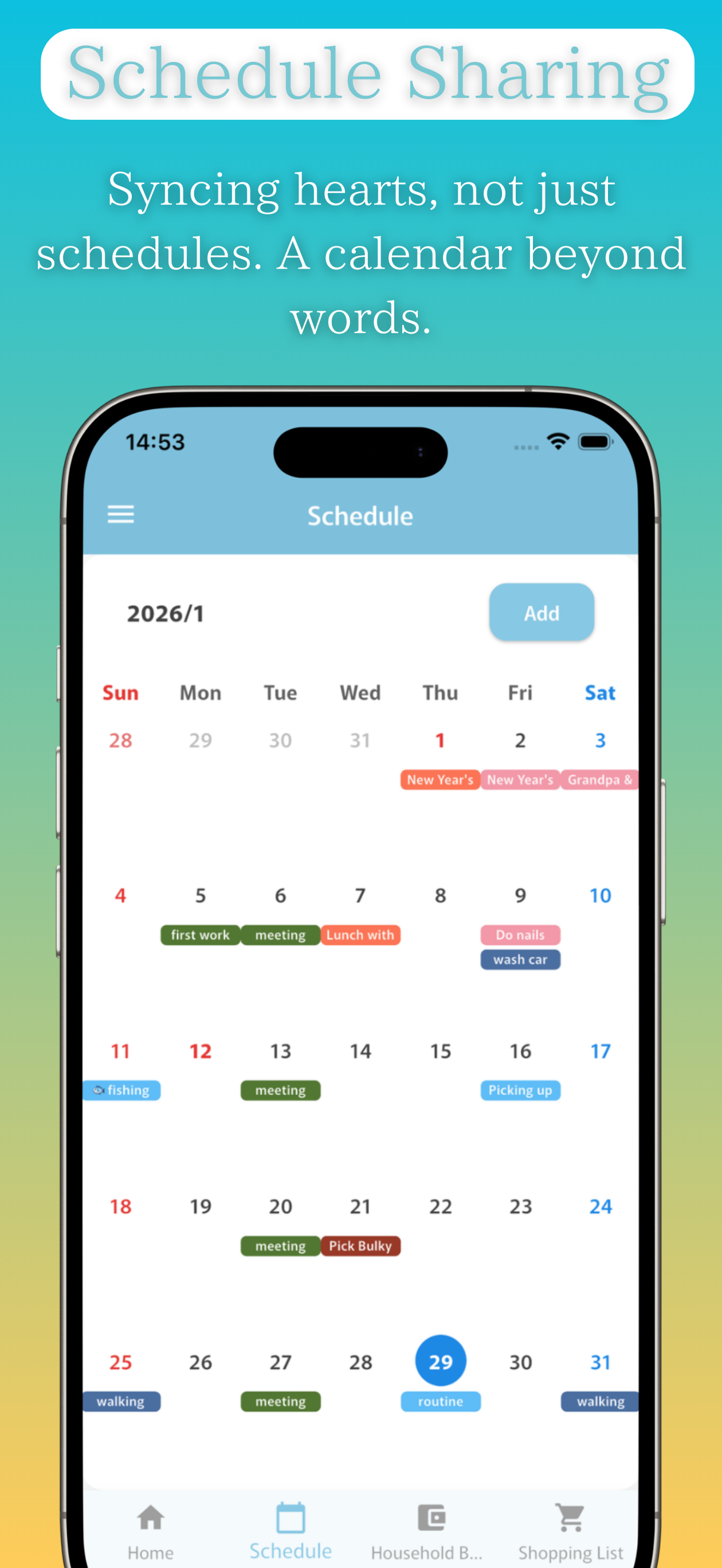 OutiLog: Calendar & Budget screenshot 2
