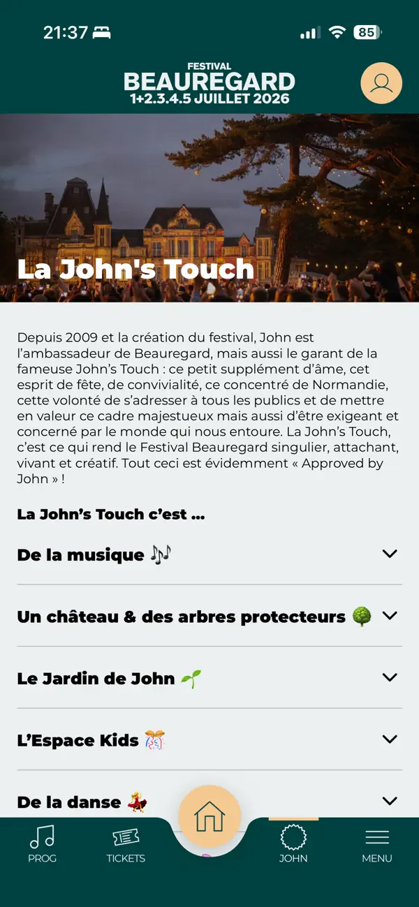 Screenshot #3 pour Festival Beauregard