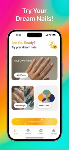 Nailiy - AI Nail Art Try On screenshot