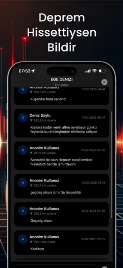 Deprem Ağı Türkiye iPhone Ekran Görüntüsü 4