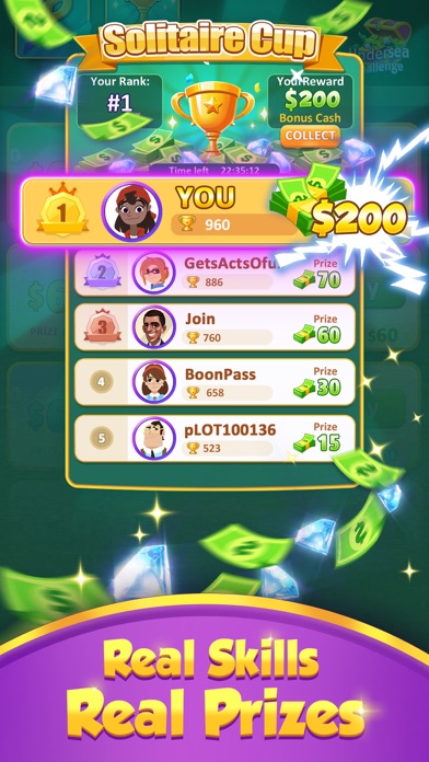 Solitaire Dash - Win Real Cash Screenshot