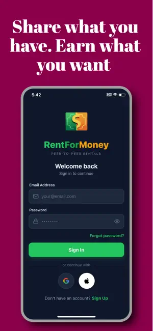 RentForMoney - Rent & Earn screenshot 1