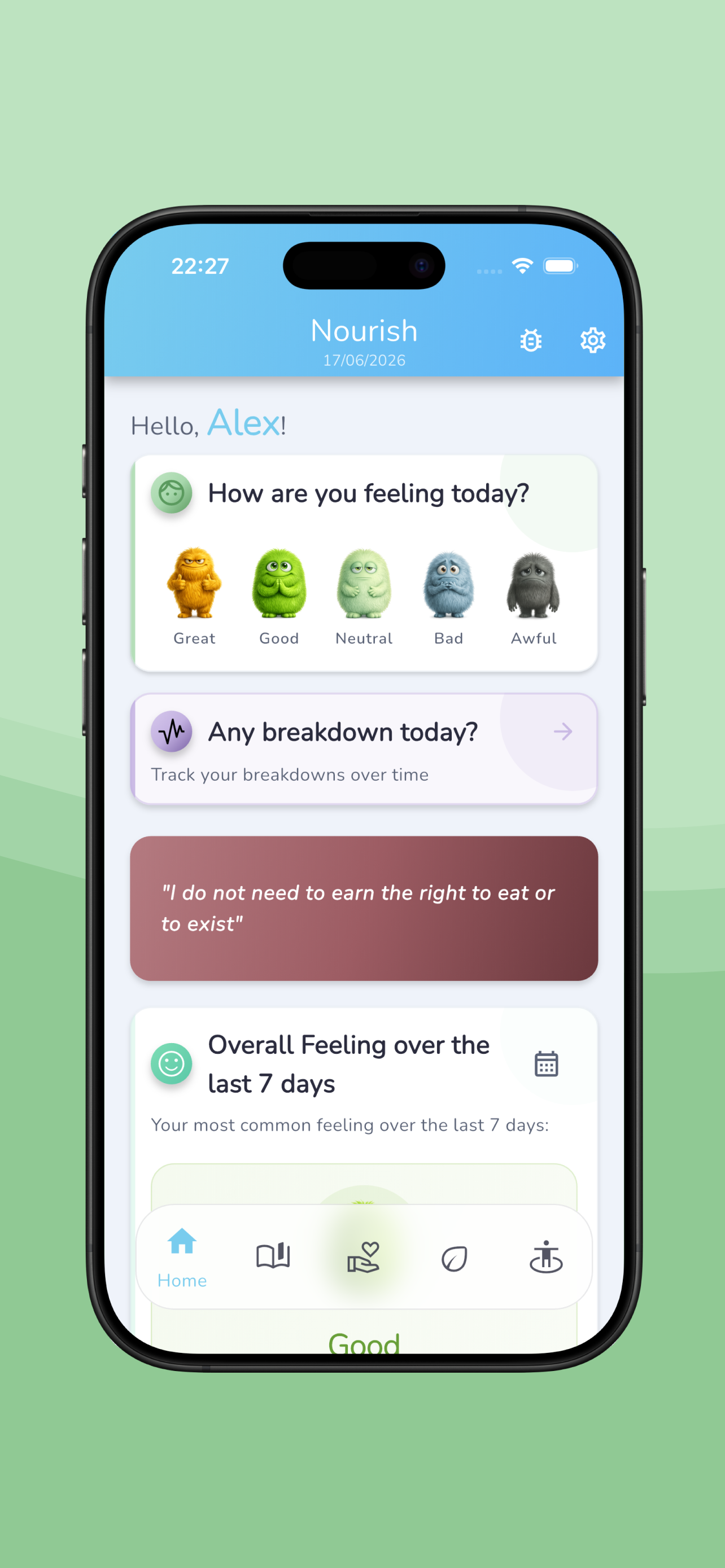 Nourish - Eating Disorder Help screenshot 7