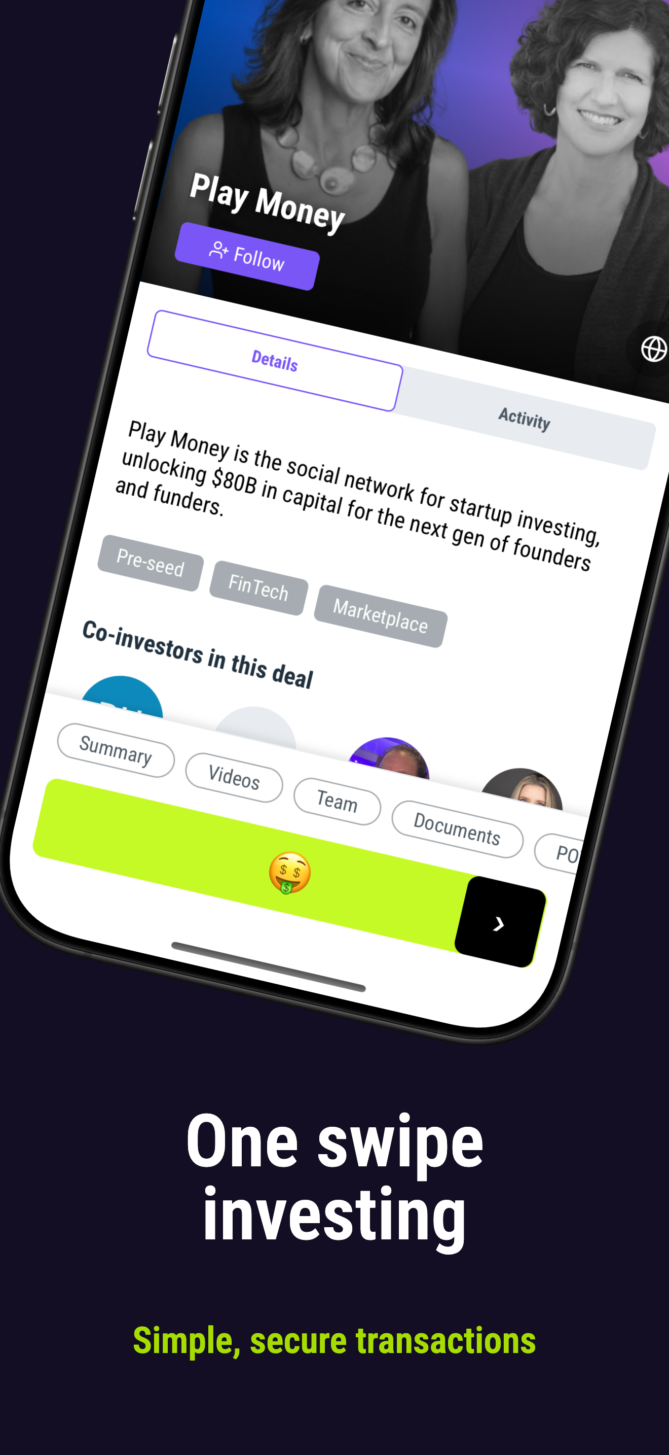Play Money: Angel Investing screenshot 5
