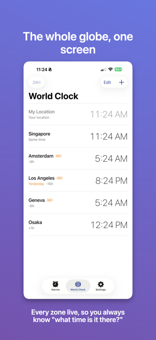 Ahead Alarm: World Clock Screenshot 3 of 5