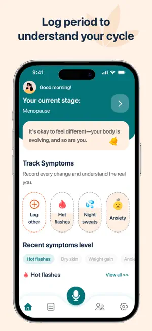 MenoPeace -Symptom Tracker screenshot 2