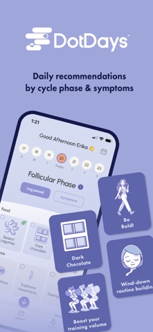 DotDays Cycle Phase Guide Screenshot 2 of 6