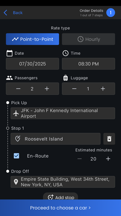 Screenshot #1 pour Book-A-Limo
