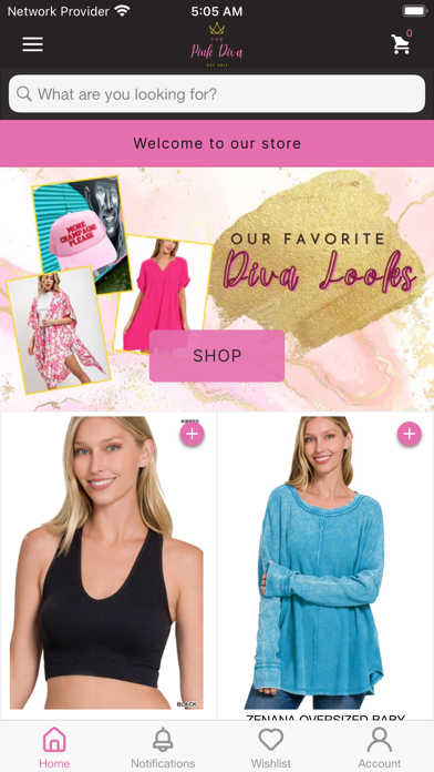 Shop Pink Diva Screenshot