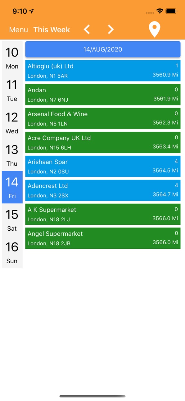 iPhone screenshot
