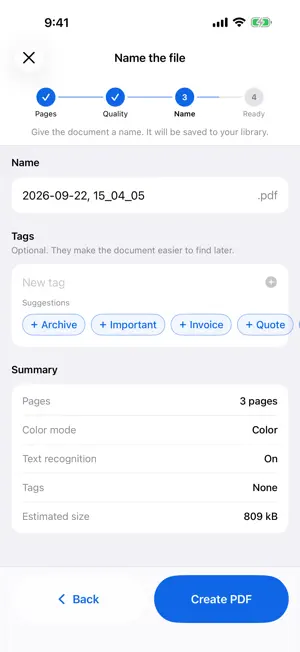 KlarScan: Document Scanner screenshot 4