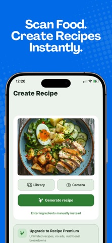AI Food Scanner & Recipes screenshot
