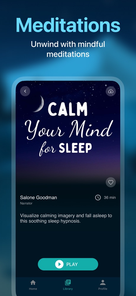 Slumber app screenshot