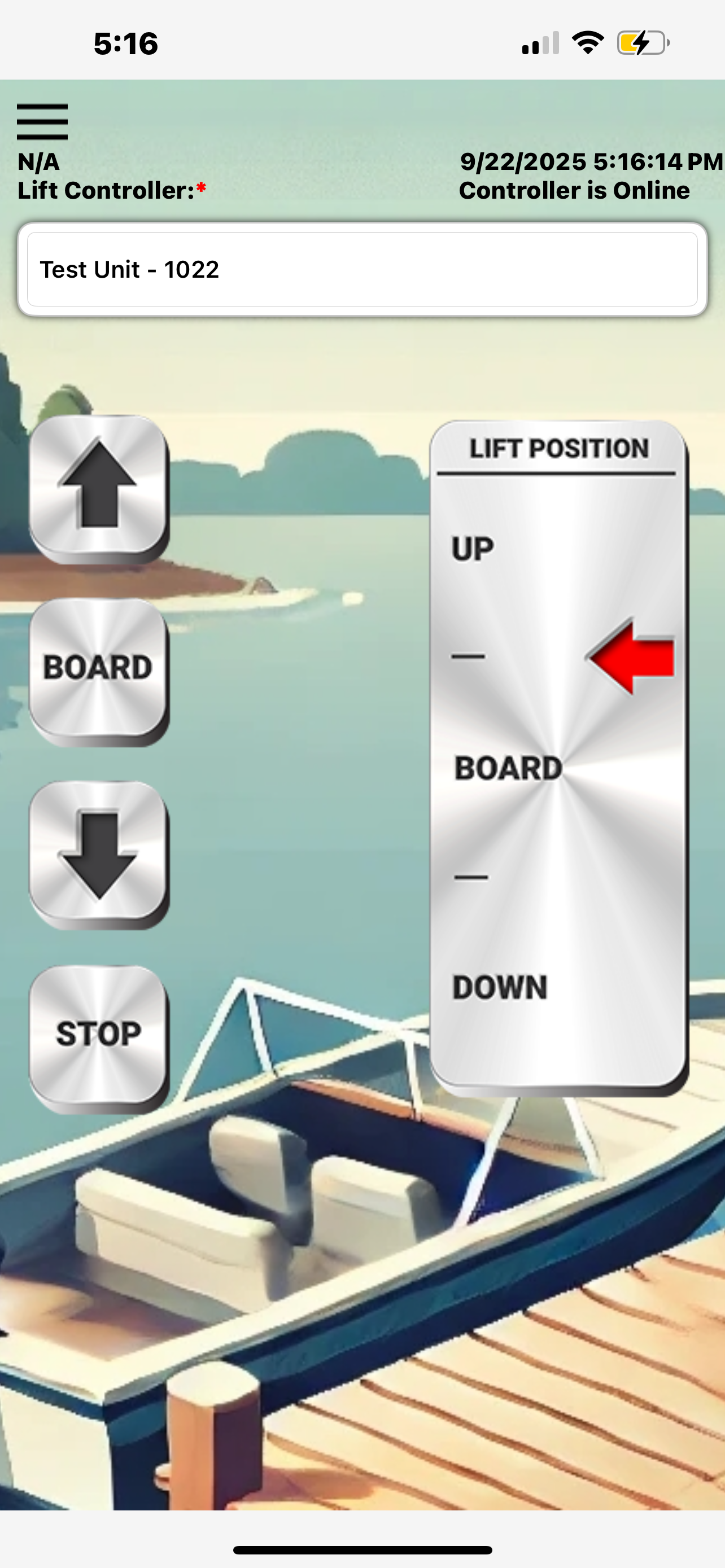 ICON Boat Lift Controller screenshot 2