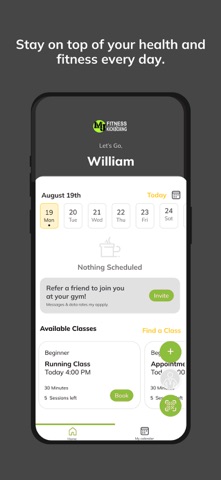 MJ Fitness and Kickboxing iPhone screenshot