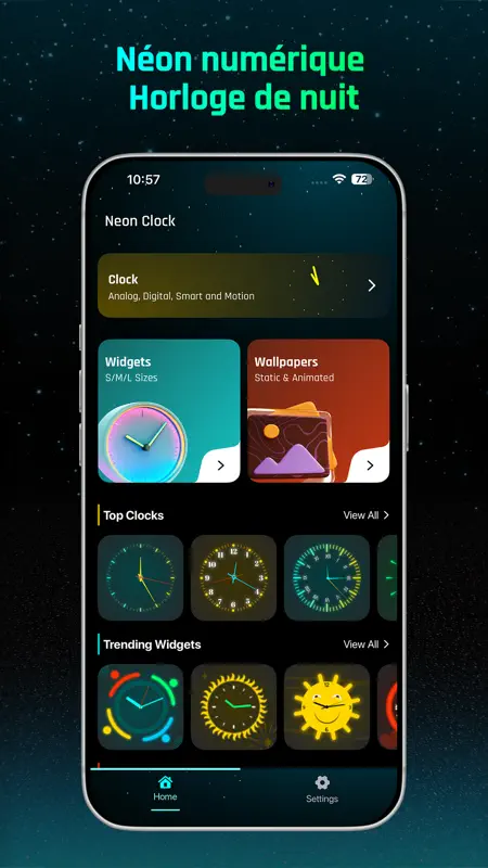 Horloge de nuit numérique néon screenshot 1 of 8