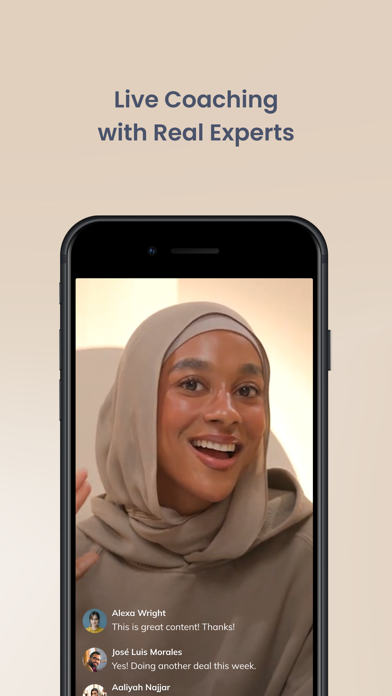 Coach Inayah iPhone screenshot 1 - Social Networking app