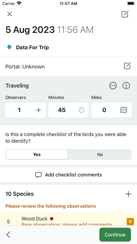 #4. eBird (iOS) 由: Cornell University