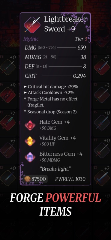 LOOTFALL: Idle Retro RPG screenshot 3