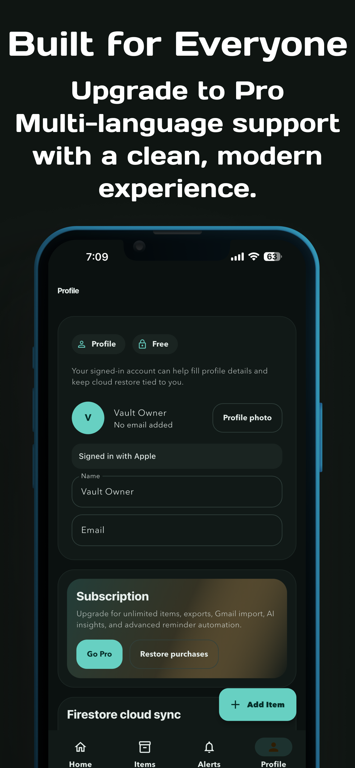Warranty Vault: Receipt Track