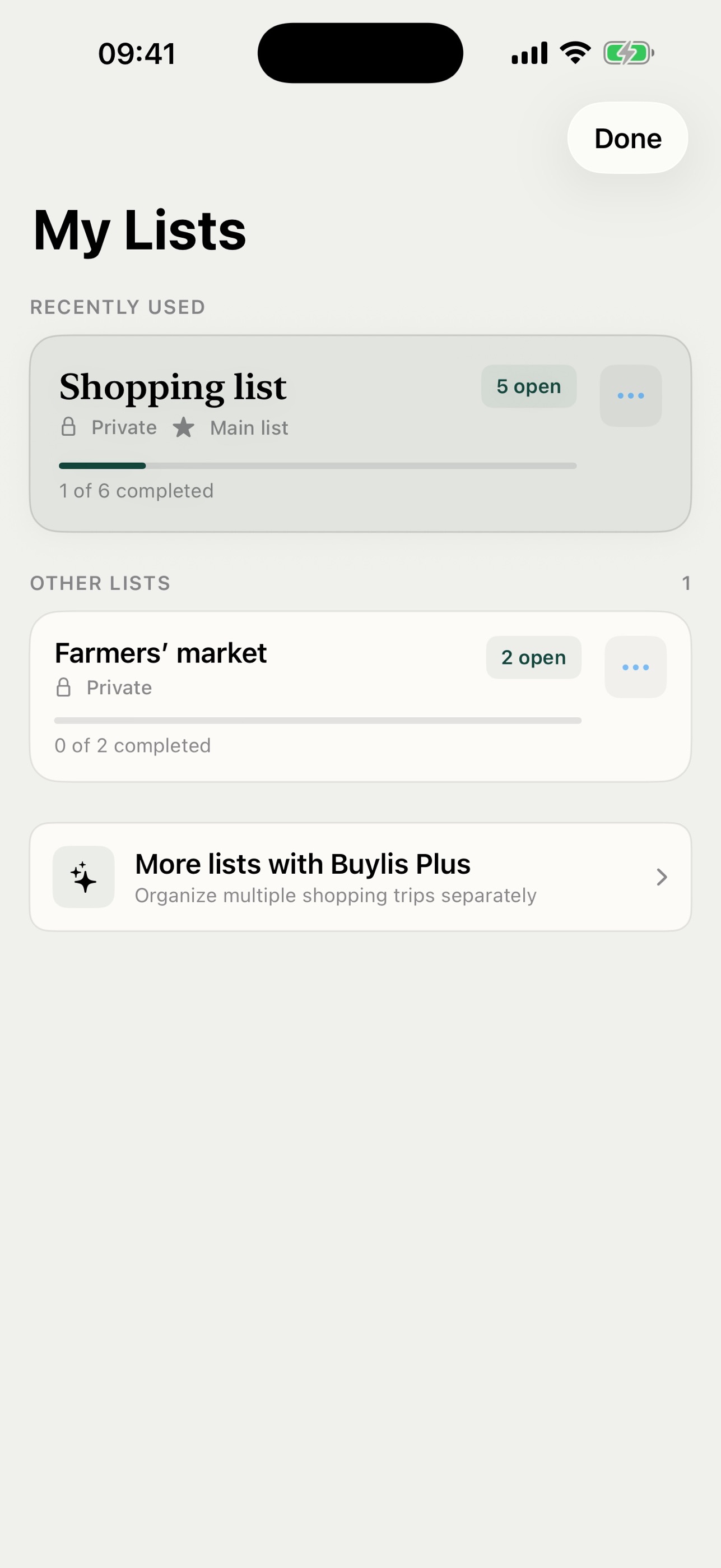 Screenshot 3 of Buylis – Shopping List