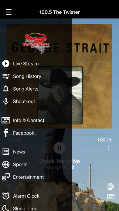 100.5 The Twister iPhone screenshot 2 - Entertainment app