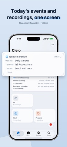 Cleio: AI Meeting Notes Screenshot 6 of 10