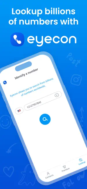 Eyecon Phone + Reverse Lookup screenshot 1