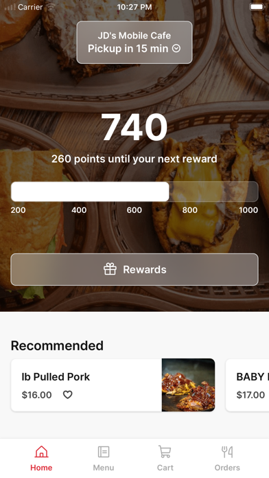 JD's Mobile Cafe Screenshot