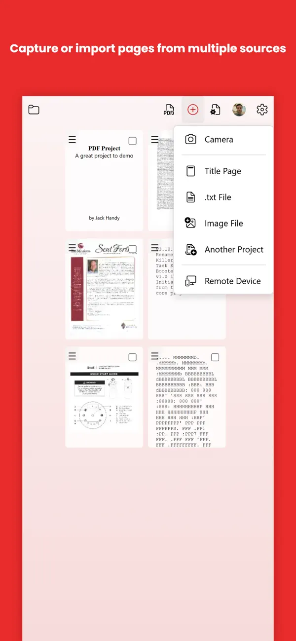 Screenshot #2 pour PDF Document Scanner