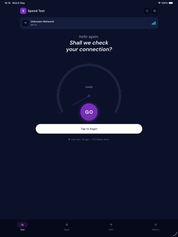 Speed Test & WiFi: SpeedKit iPad screenshot