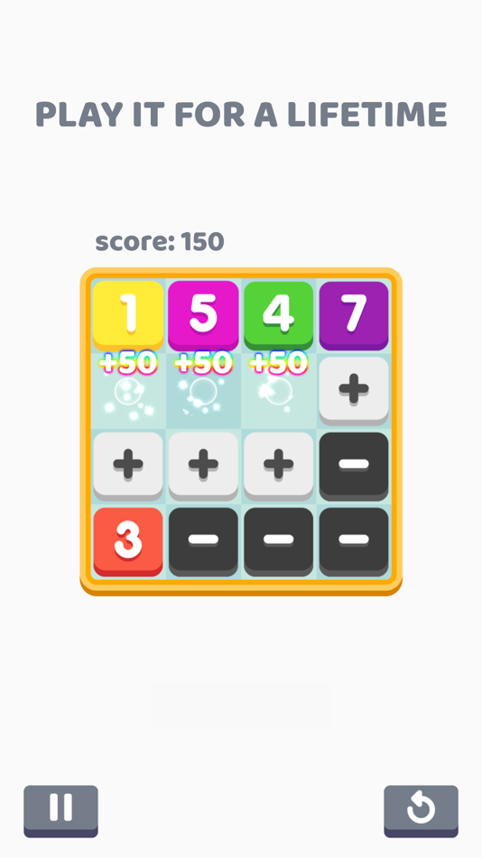 #3. Plus & Minus - puzzle game (iOS) Podle: Viviana Baeza