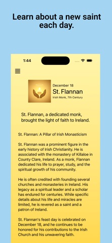 Daily Saint Reflections Screenshot 1 of 3