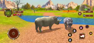 Virtual Wild Rhino Family Sim screenshot 3